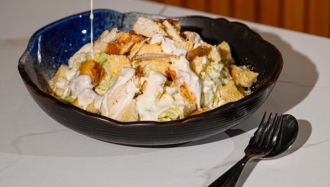 Cajun Chicken Caeser Salad
